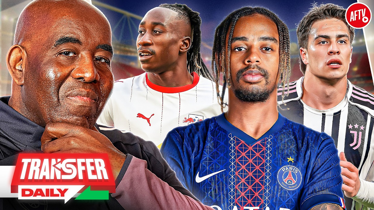 Arsenal React To Rogers BLOW! Barcola, Yildiz & Diomande TARGETED! | Transfer Daily background