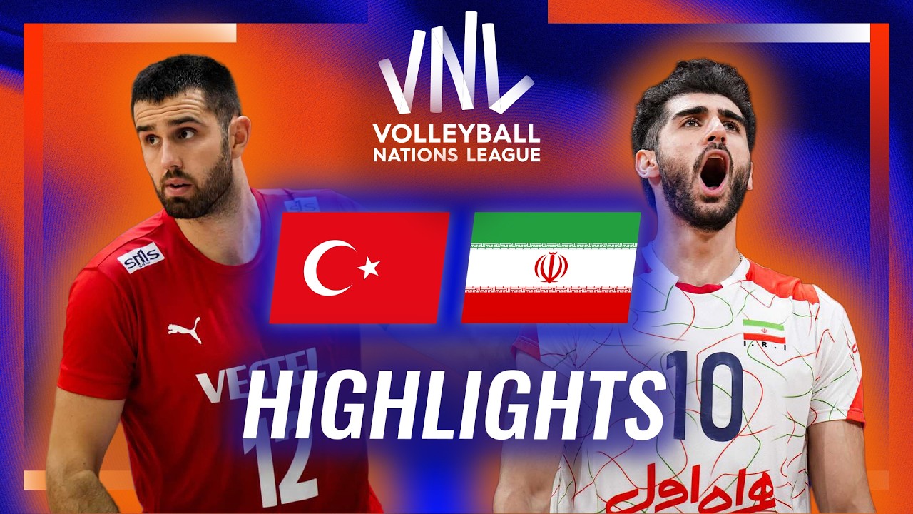 Türkiye 🇹🇷 vs. Iran 🇮🇷 - Highlights | Week 3 | Men's VNL 2026 background