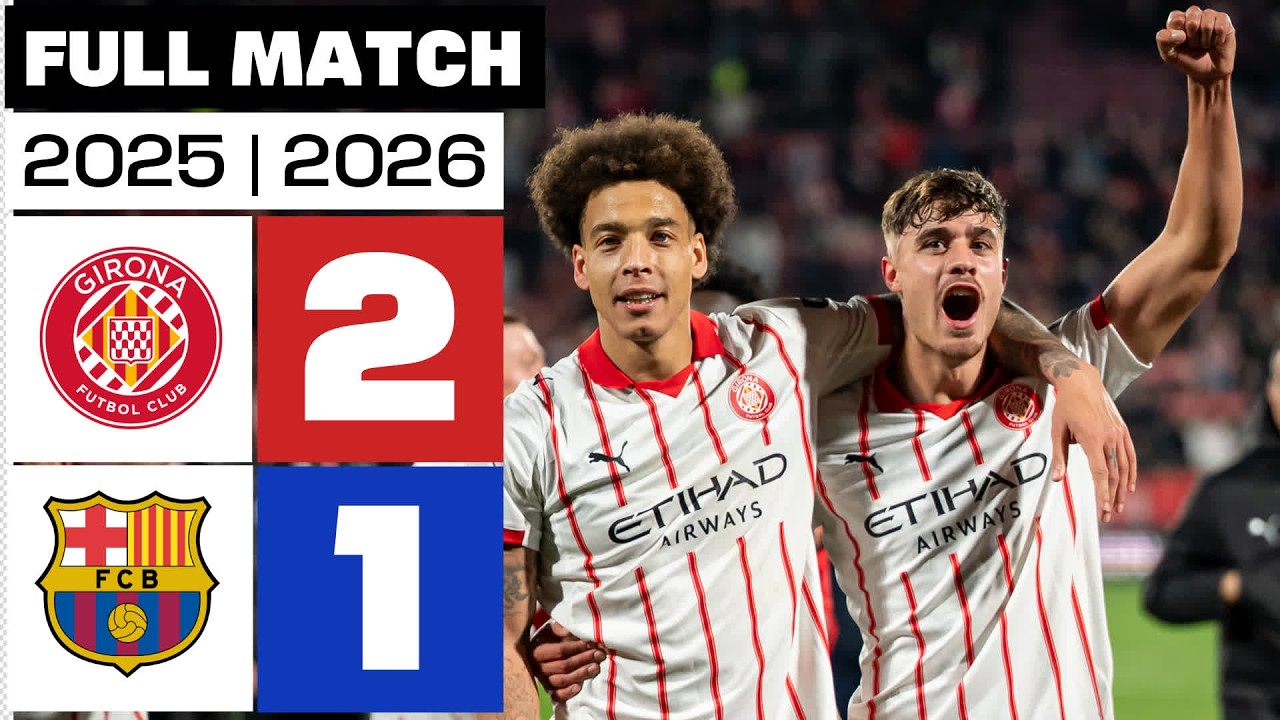 Girona FC 2 - 1 FC Barcelona 2025/26 PARTIDO COMPLETO background