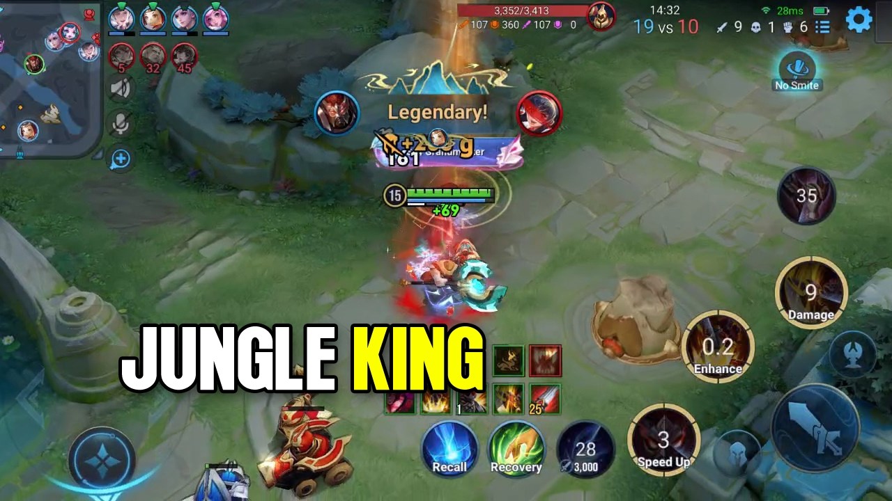 Honor of Kings: Dian Wei Gameplay - The Ultimate Overpowered Build background
