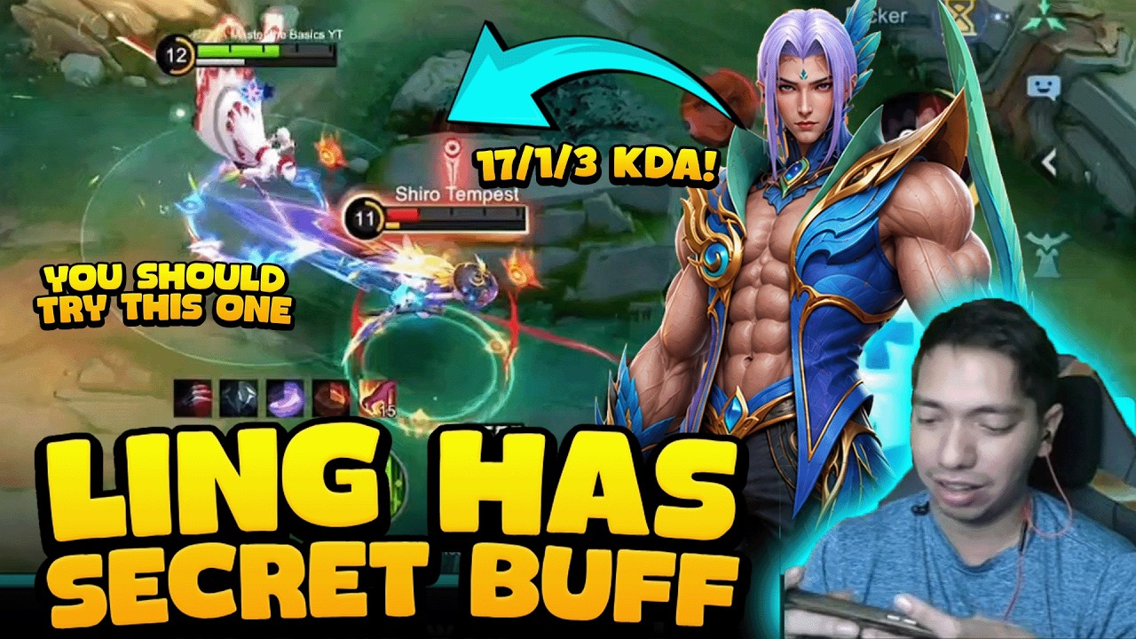 This Secret Buff makes Ling Back to META | Ling Gameplay | MLBB backdrop