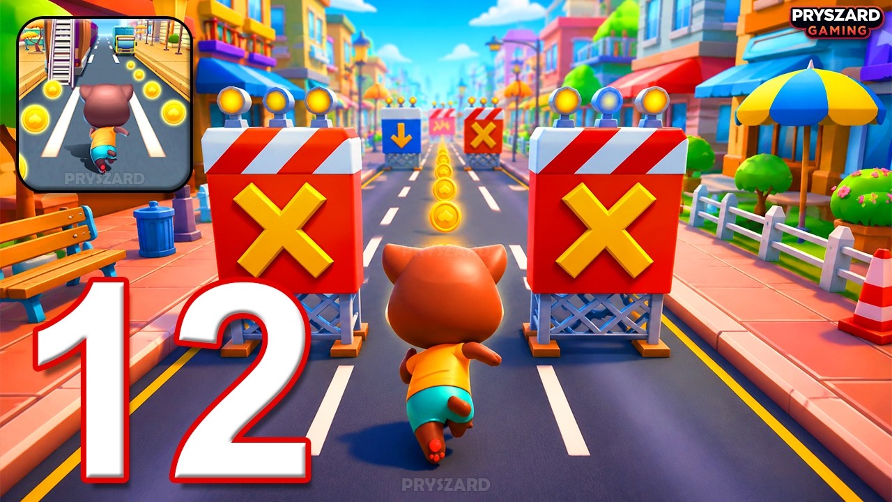 Cat Runner: Decorate Home - Gameplay Walkthrough Part 12 - Subway Cat Runner Game (iOS, Android) background