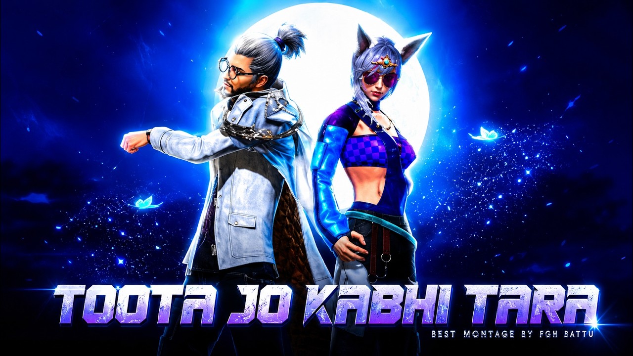 Free Fire Velocity Montage | Tuta Jo Kabhi Tara ✨❤️ | Smooth Velocity Edit | AKNGU background