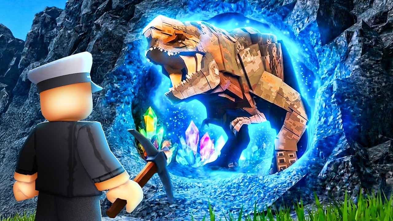 I Found SUPER RARE DINOSAURS in ROBLOX backdrop