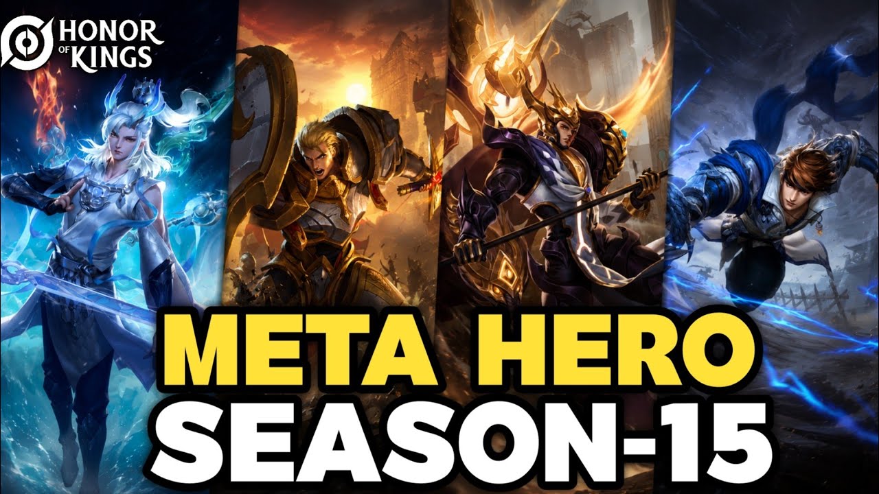 SEASON 15 - Top Meta HERO in Honor of King background