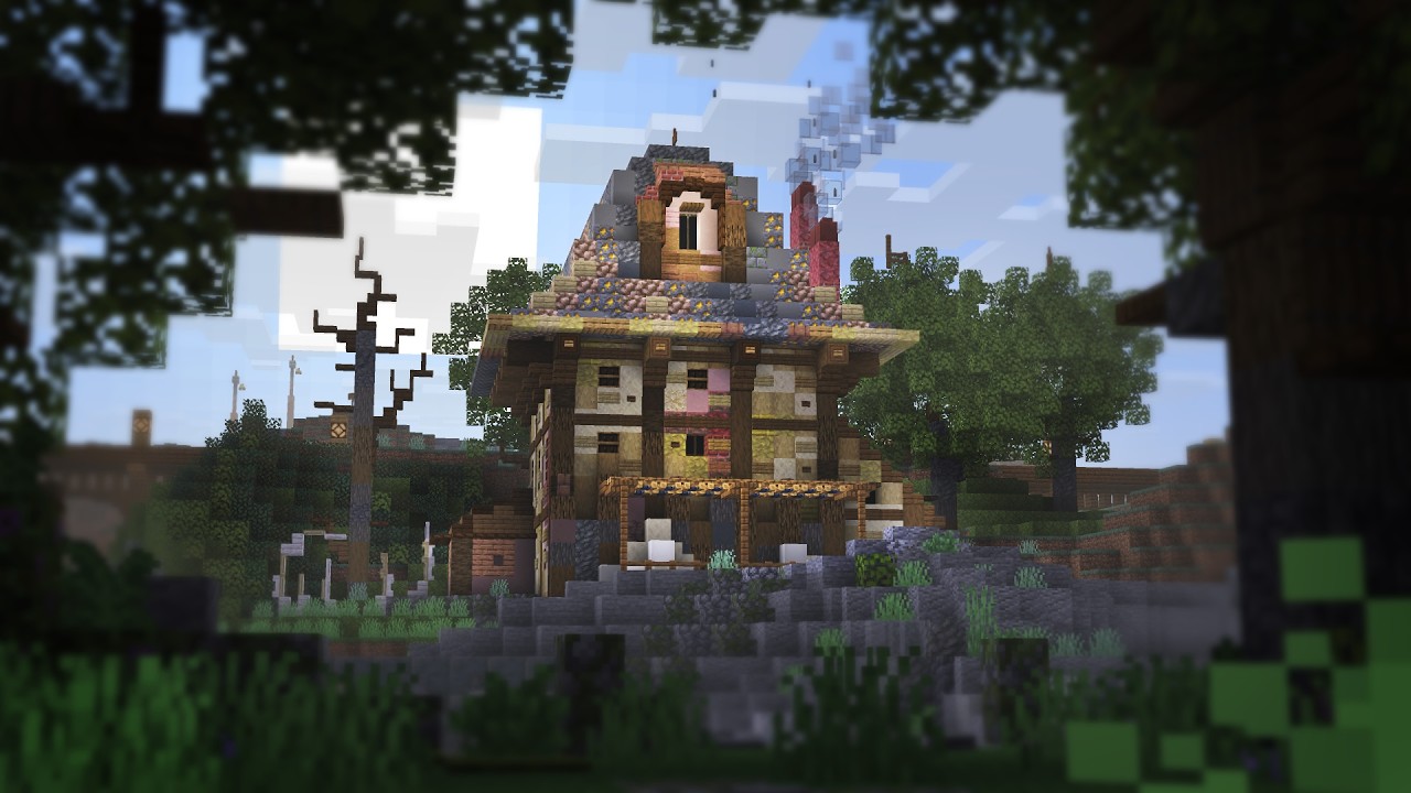 Building With The New Blocks in Minecraft backdrop