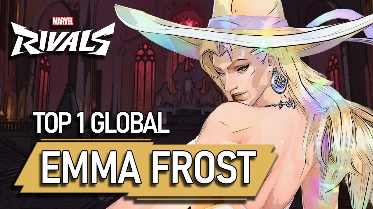 TOP #1 GLOBAL EMMA FROST ! mas1a - MARVEL RIVALS PRO background