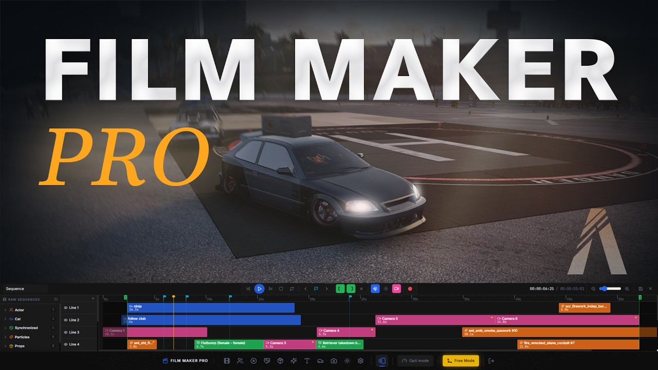 Film Maker PRO - Fivem Script background