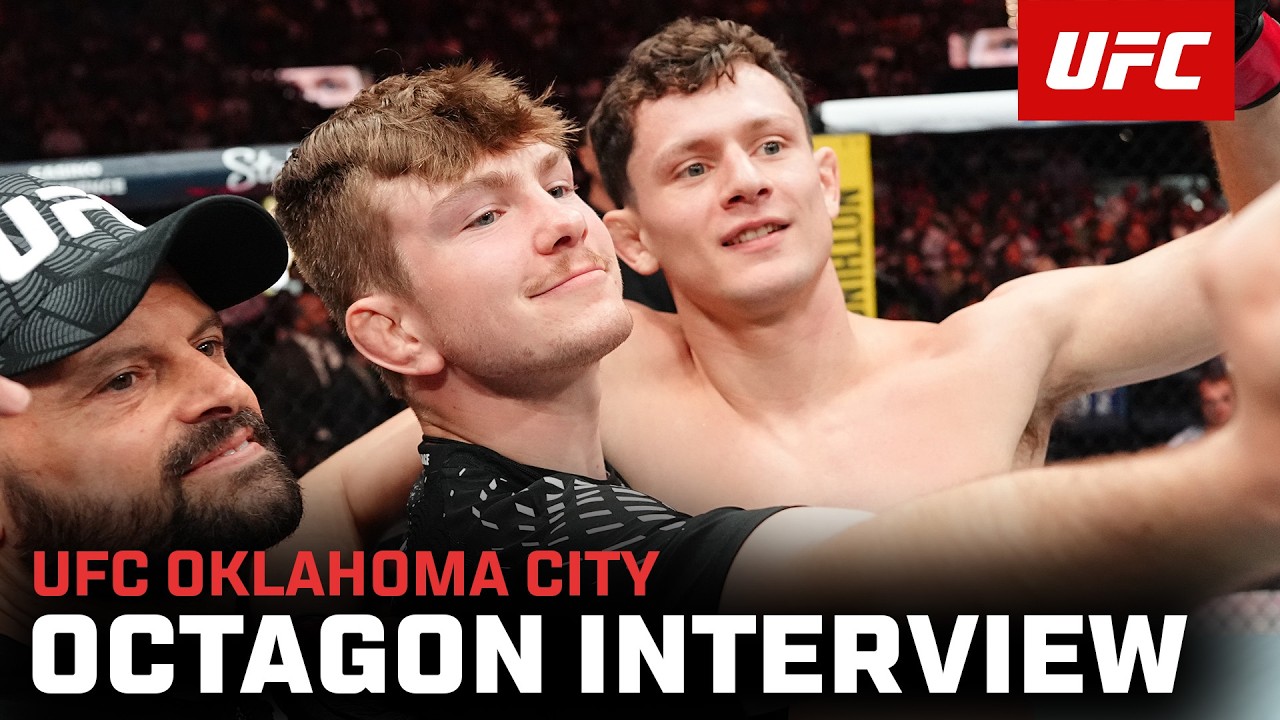 Chase Hooper Octagon Interview | UFC Oklahoma City background