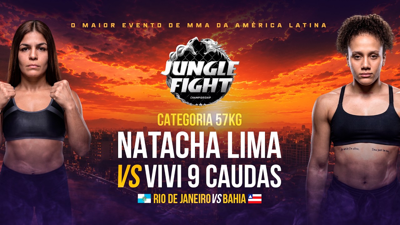 JUNGLE FIGHT 152 l VIVIAN NEPOMUCENO X NATACHA LIMA background