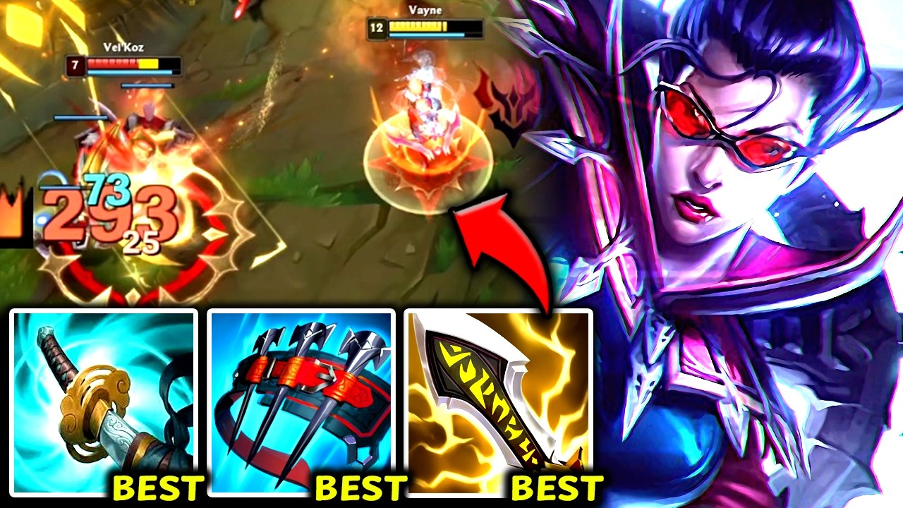 VAYNE TOP IS THE #1 MOST HATED TOPLANER IN 2026! (BROKEN) - 2026 Vayne TOP Gameplay Guide backdrop