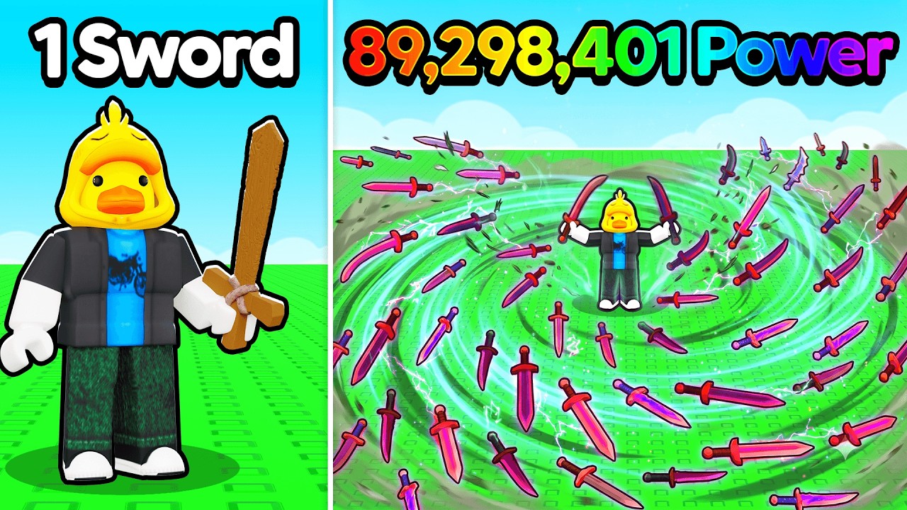 Every Second +1 SWORD in Roblox! backdrop
