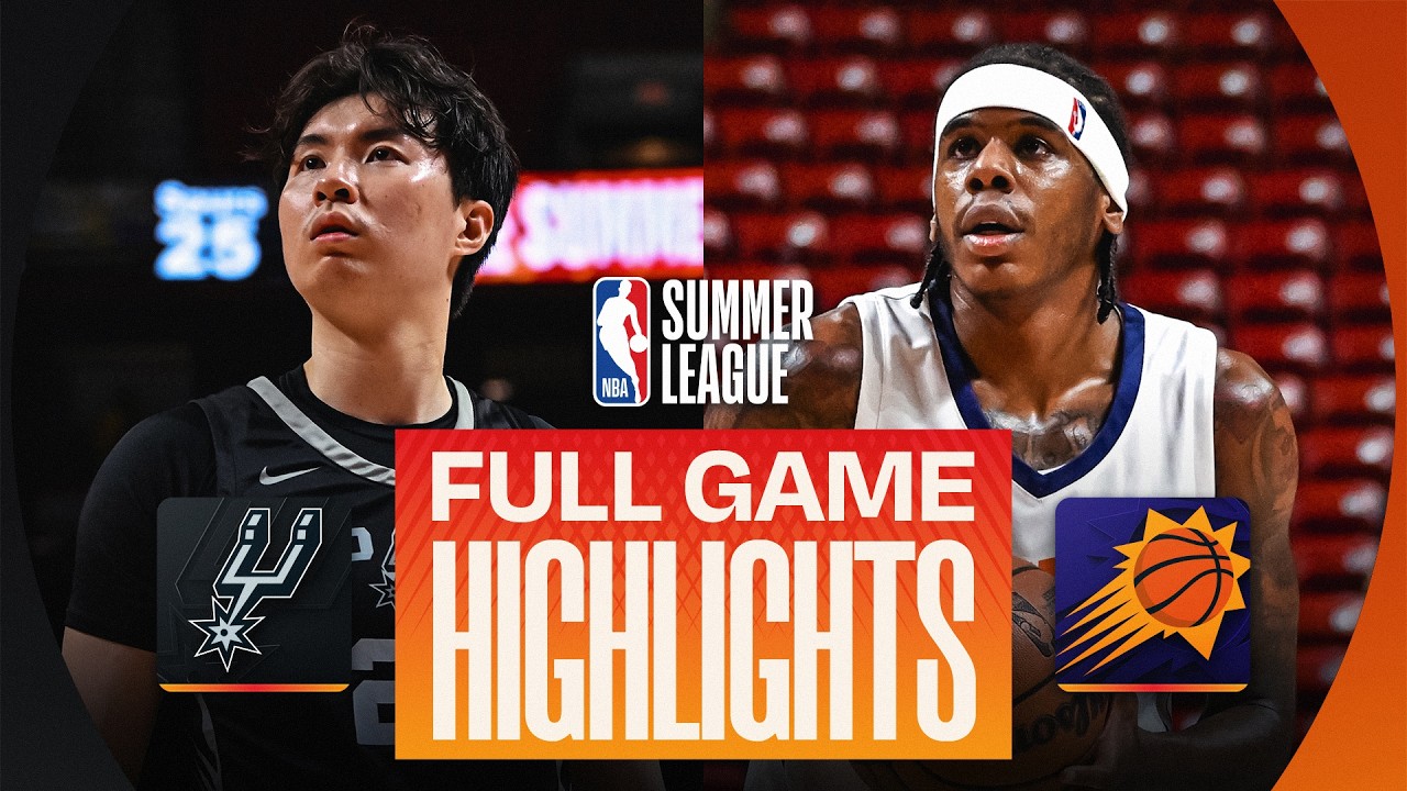 SPURS vs SUNS | LAS VEGAS SUMMER LEAGUE | FULL GAME HIGHLIGHTS | July 18, 2026 background