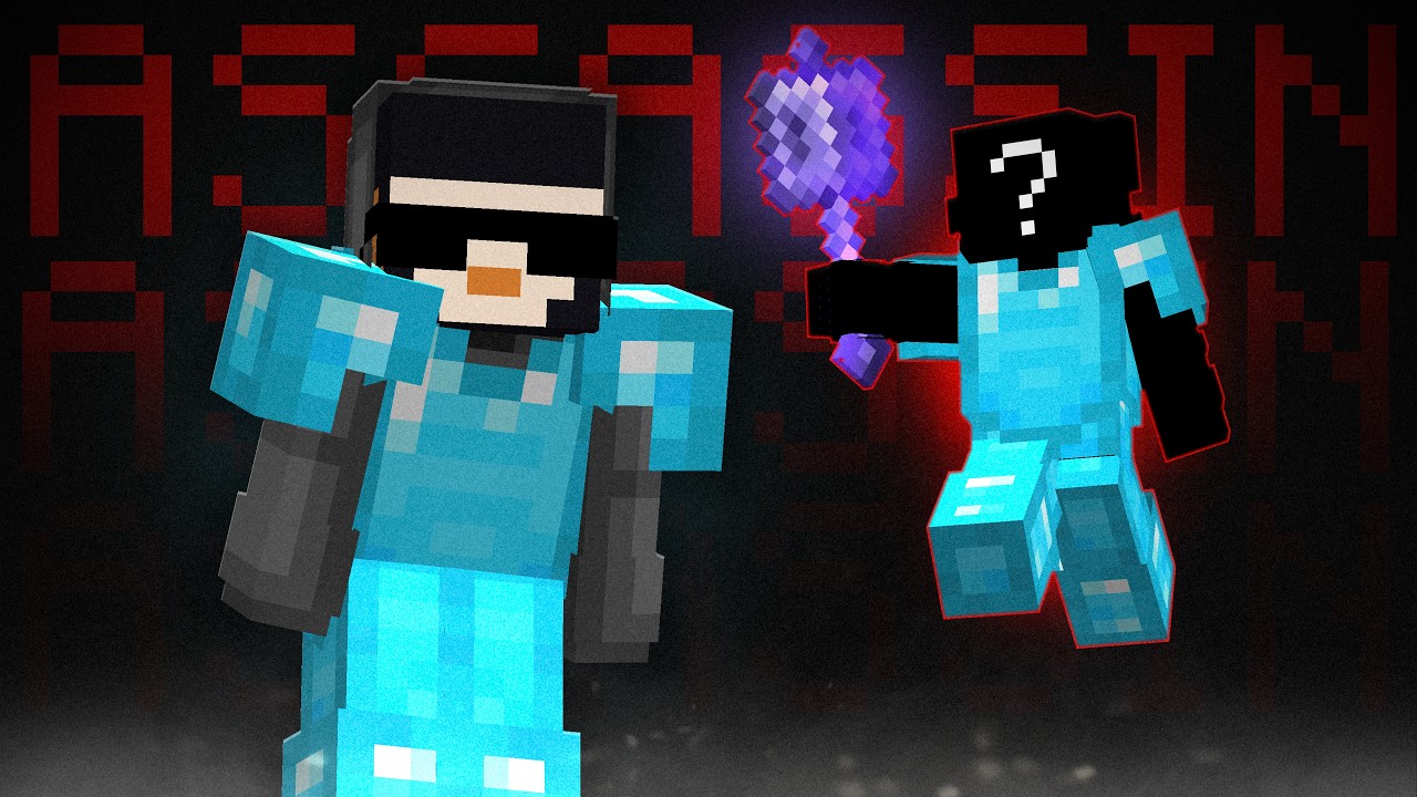 I Was Secretly Hunted by Minecraft Deadliest Player... backdrop