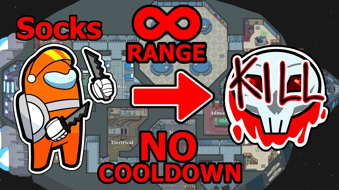 among us with NO KILL COOLDOWN and INFINITE RANGE backdrop
