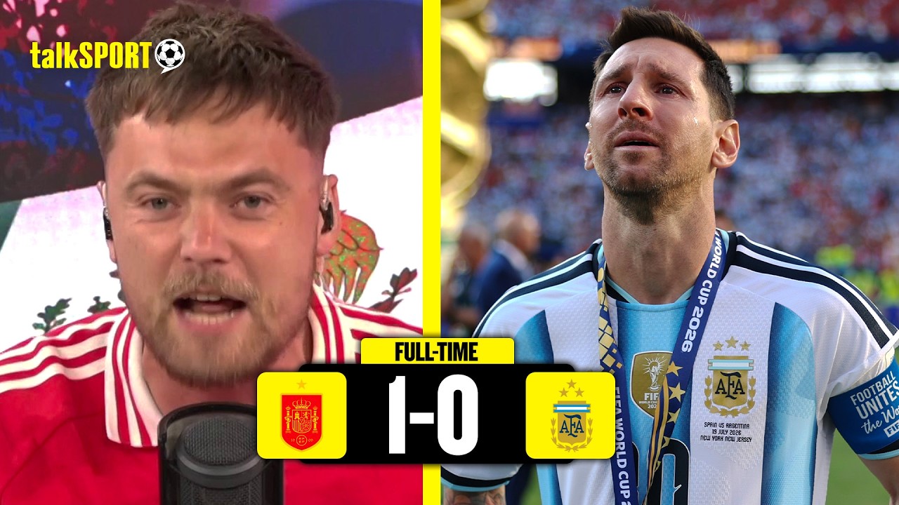 "SPAIN SAVED FOOTBALL!" talkSPORT REACTS To Spain BEATING Argentina 1-0 to WIN the World Cup! background