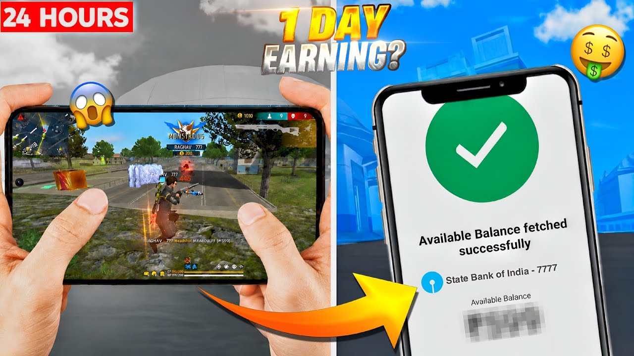 🤑How much can I earn in 24 hours by playing solo tournaments 🤔 | Solo Tournament Free Fire Gameplay🔥 background