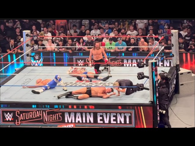 CM Punk & Cody Rhodes vs Gunther & Sami Zayn Full Match - WWE SNME 7/18/2026 background