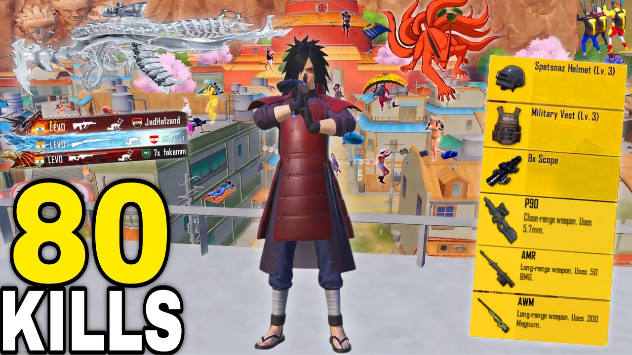 OMG!🔥EVERY PUBG PLAYER SHOULD WATCH THIS GAME MODE with MADARA SET😍PUBG MOBILE - BGMI background