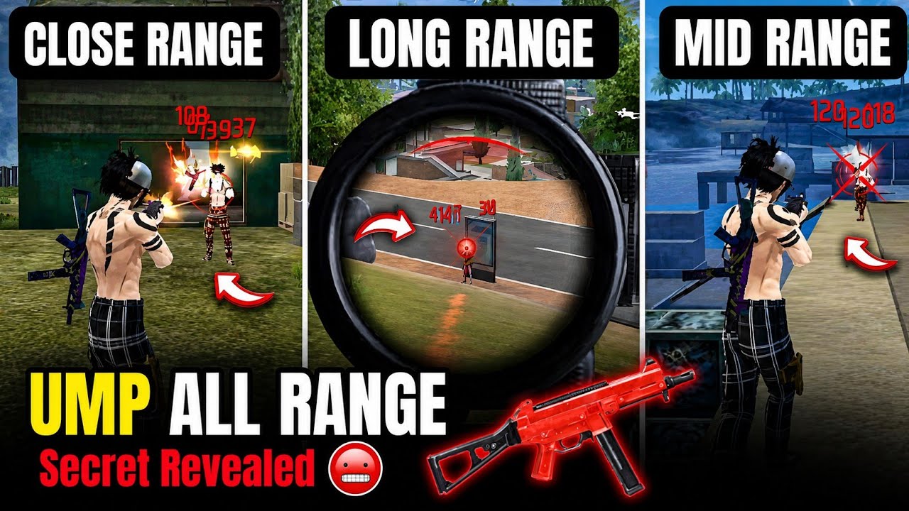 Free Fire Ump Only Red Mechanism Exposed đ± Top 3 Ump Combos â
background