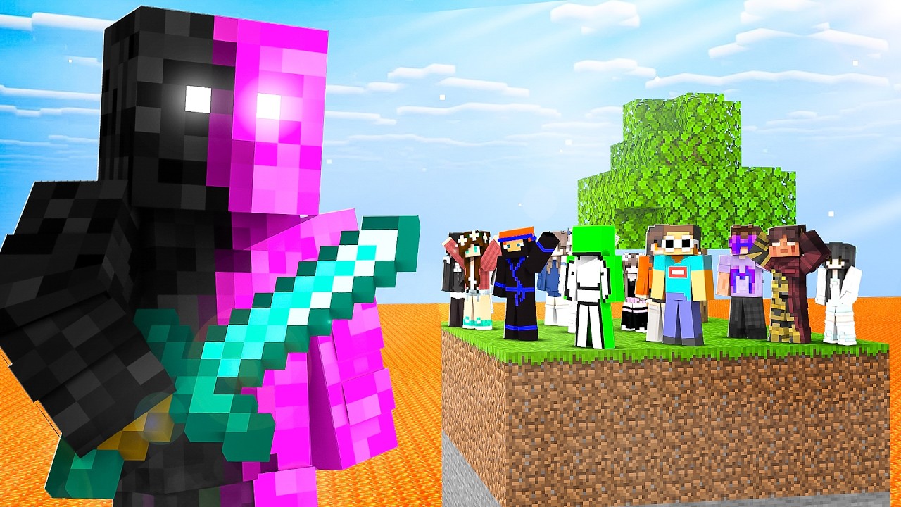 Minecraft Lava Rise With 20 Youtubers background