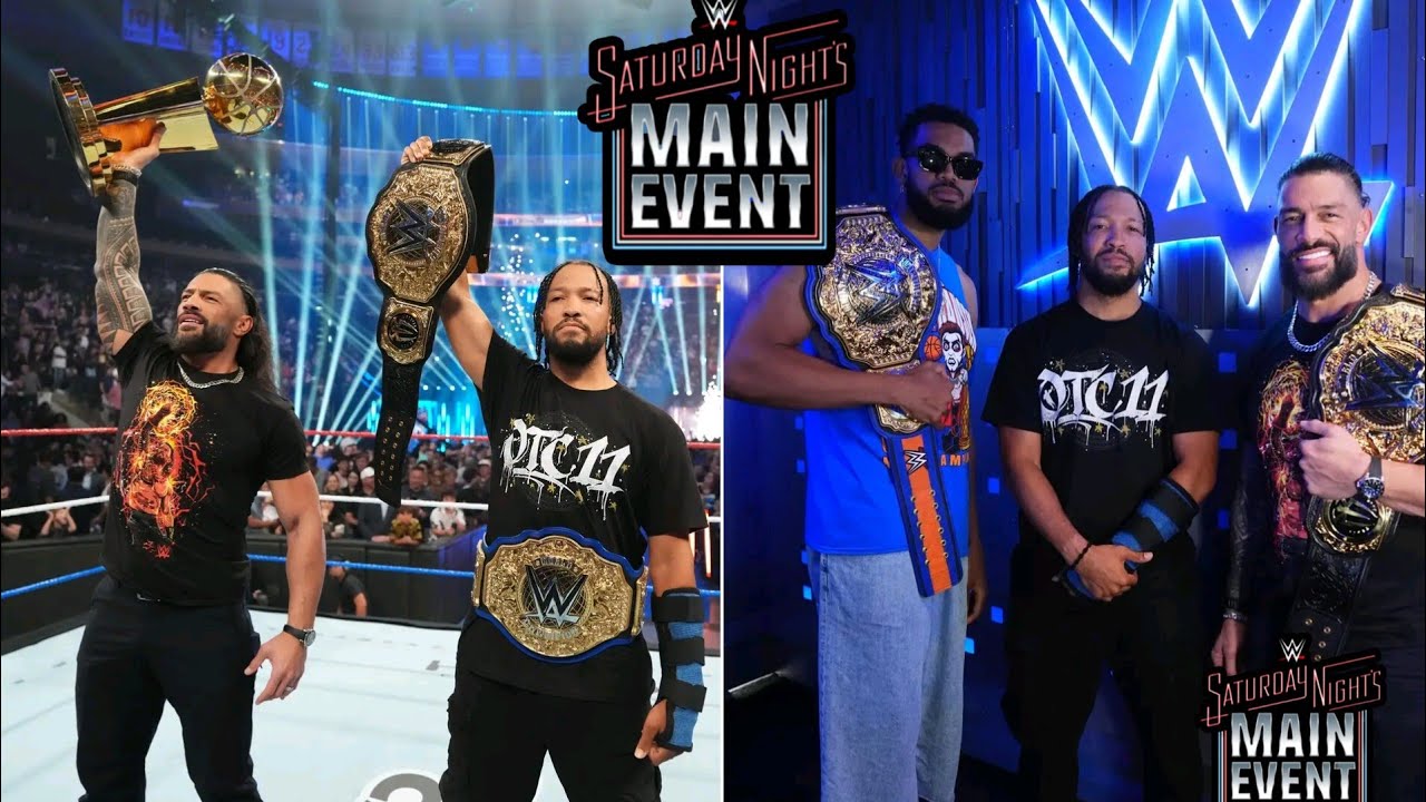 WWE :S N M E 7/18/ 2026 Roman Reigns and Jalen Brunson Full Segment background