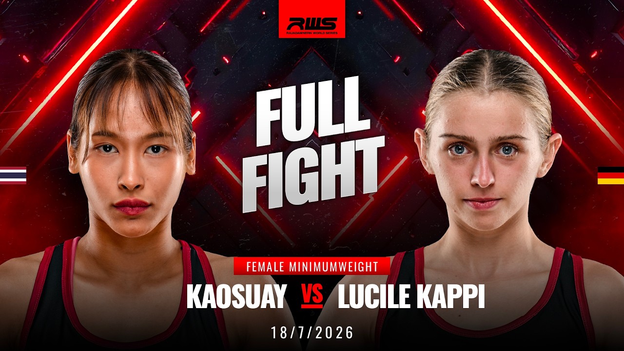 Full Fight l Kaosuay vs Lucile Kappi l ข้าวสวย vs ลูซิลล์ คัปปิ l RWS background