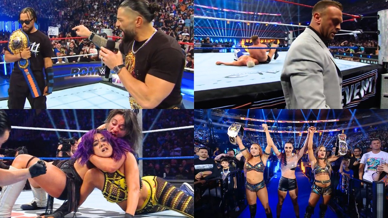 WWE SNME 18 July 2026 Results- Brunson & Roman Stands Tall, Aldis Screwed Gunther, Lyra's Madness 🔥 background