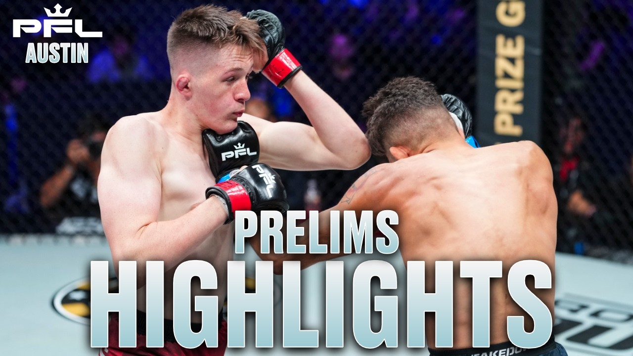 KNOCKOUTS, SUBMISSIONS & A SPLIT DECISION!! | Preliminary Highlights | PFL Austin background