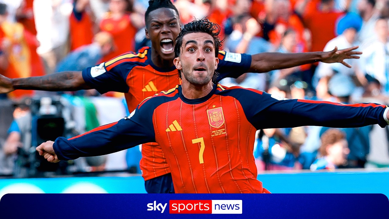 Spain win 2026 FIFA World Cup after beating Argentina in final background