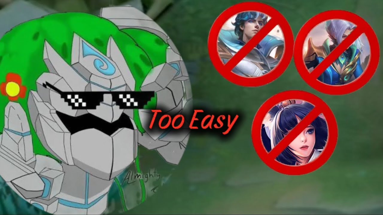 When You Build Assasin items on Grock 💀 background