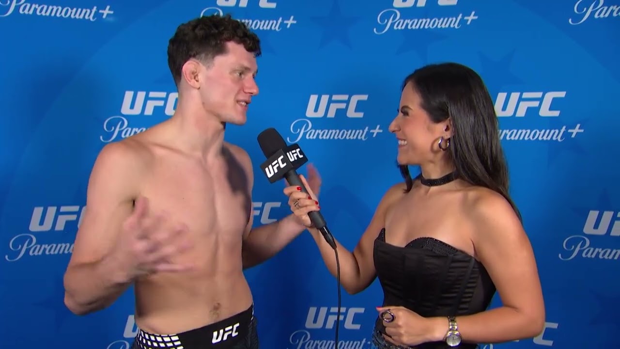 #UFCOKC Chase Hooper: Entrevista Posterior backdrop