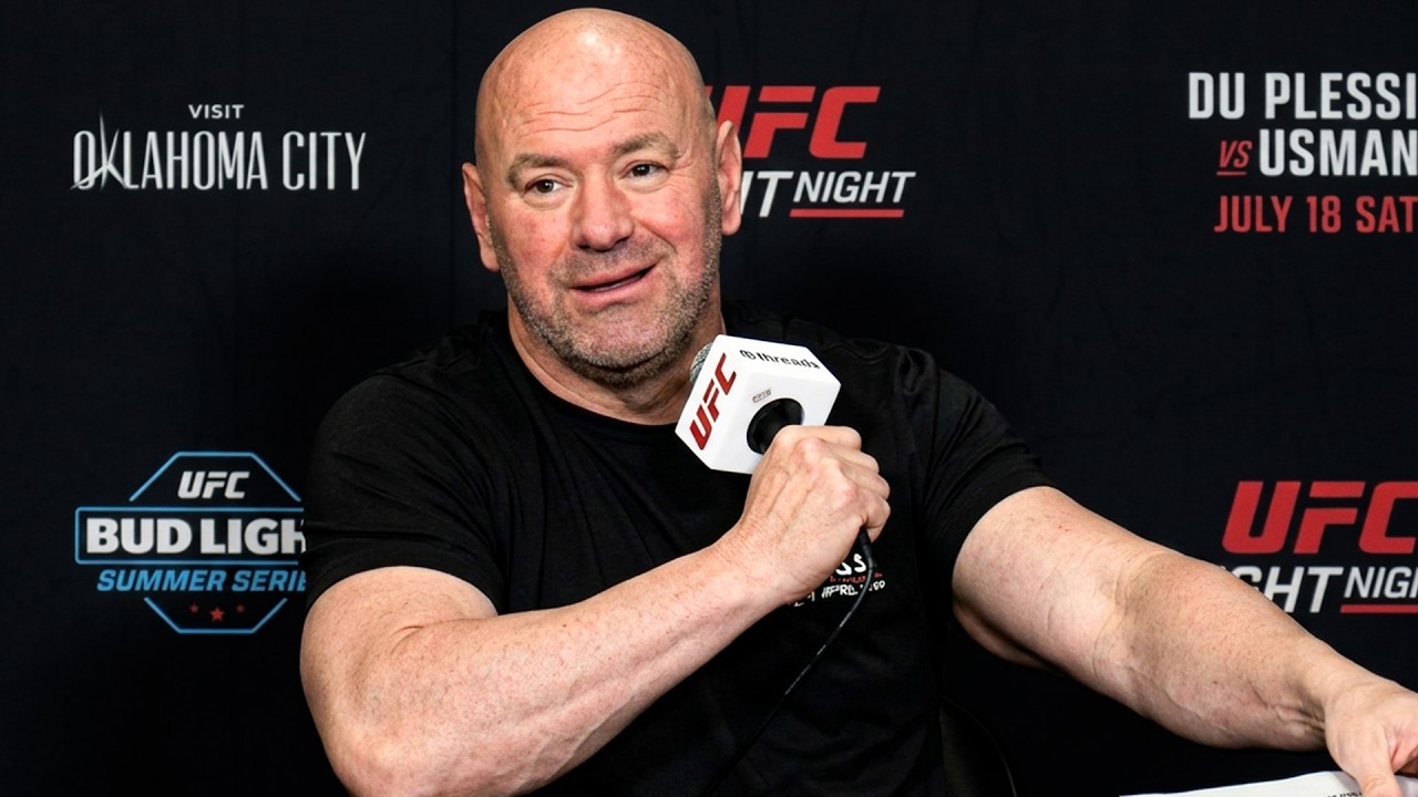 Dana White Post-Fight Press Conference | UFC Oklahoma City backdrop