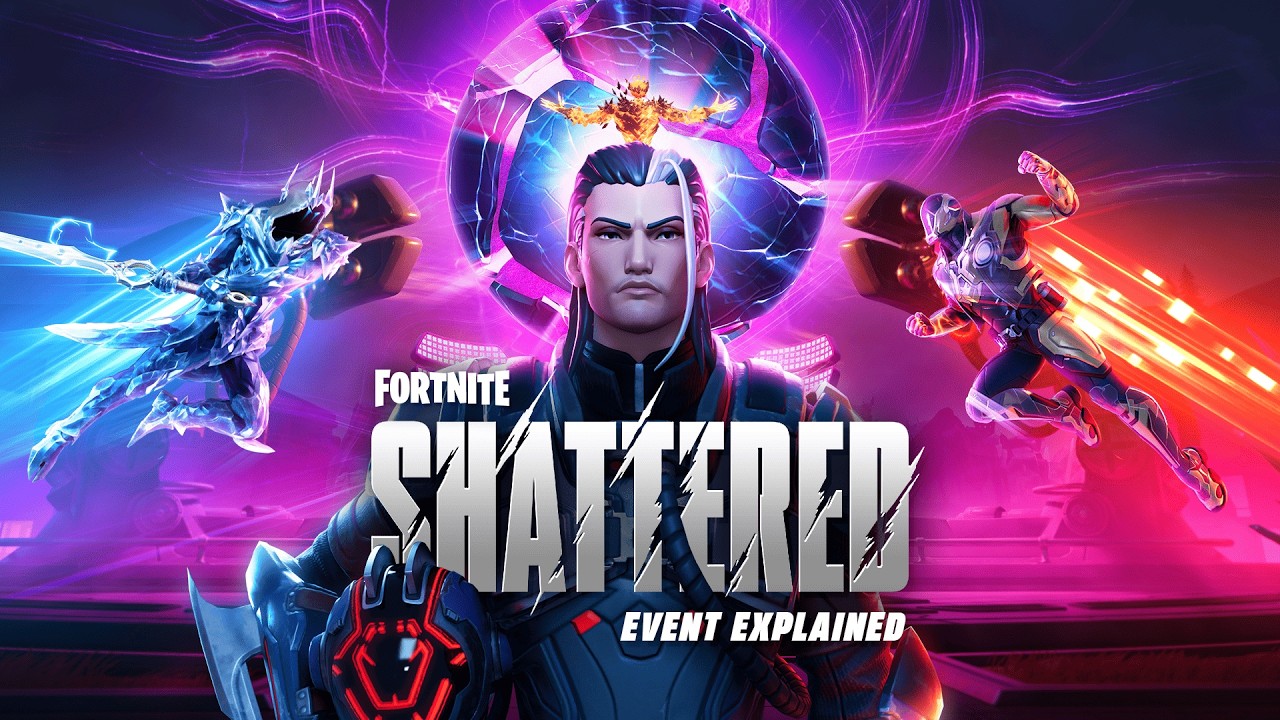 Fortnite SHATTERED EVENT Lore Breakdown background
