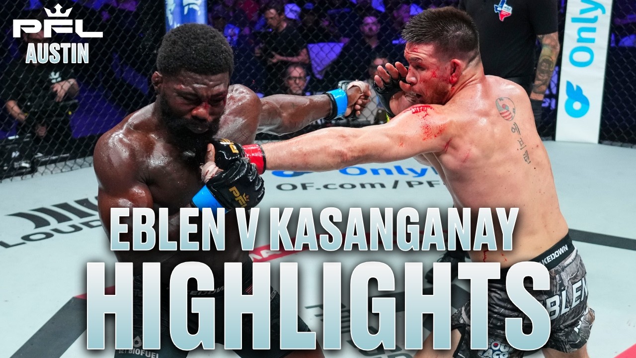 AN MMA MASTERCLASS! | Johnny Eblen v Impa Kasanganay - Highlights | PFL Austin backdrop