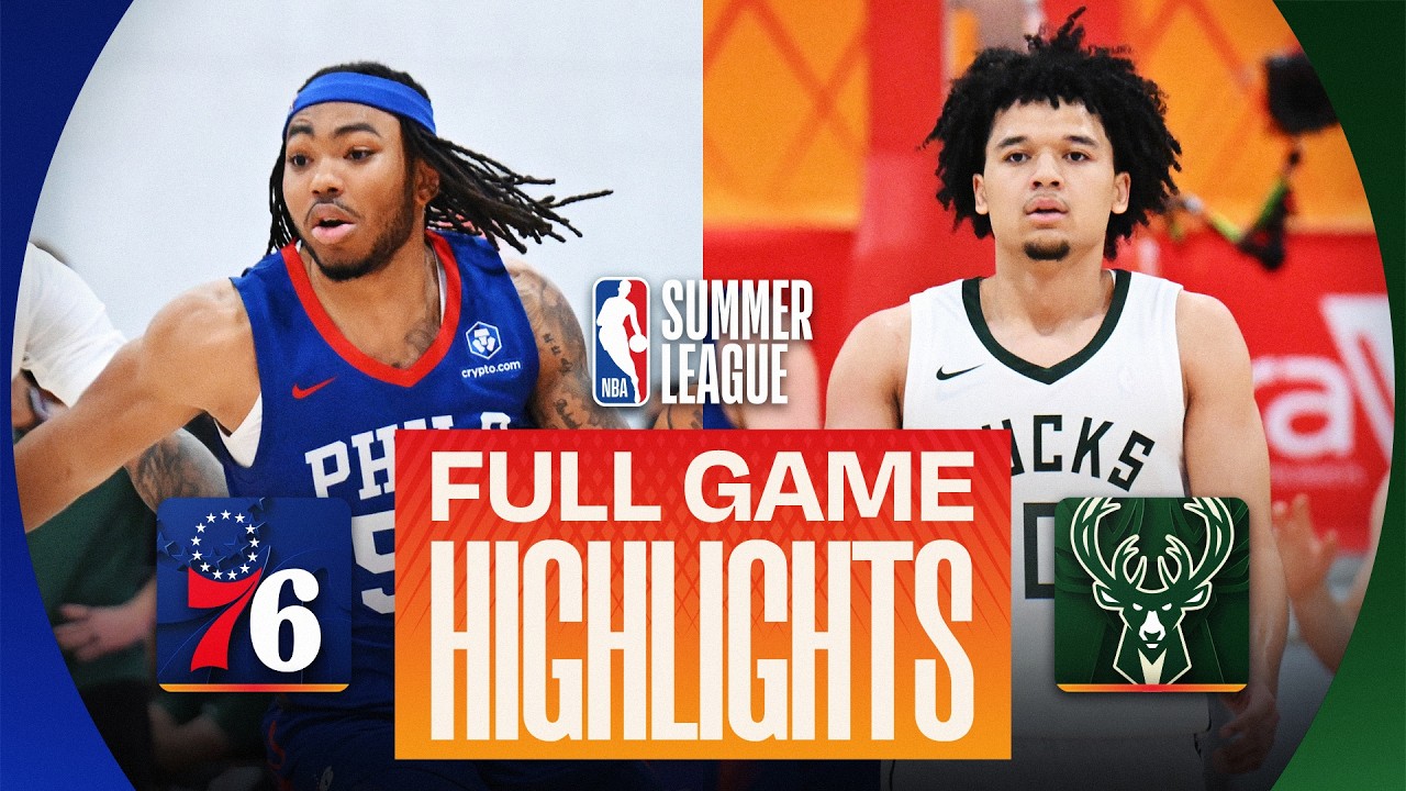 76ERS vs BUCKS | LAS VEGAS SUMMER LEAGUE | FULL GAME HIGHLIGHTS | July 18, 2026 background