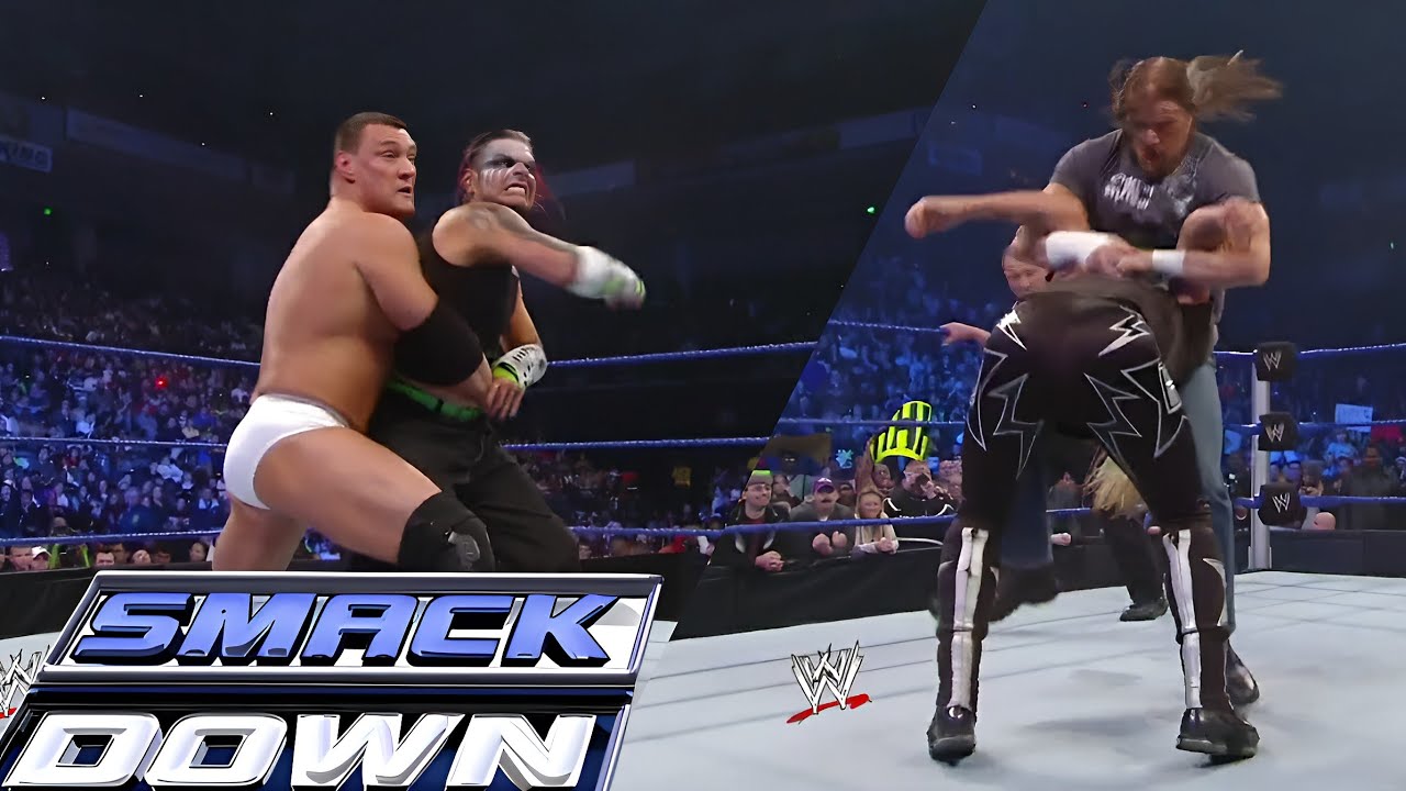 Jeff Hardy vs Vladimir Kozlov SMACKDOWN! Dec 19,2008 background