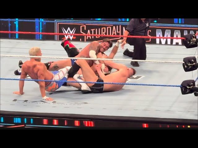 CM Punk, Cody Rhodes vs Gunther & Sami Zayn FULL MATCH - Saturday Nights Main Event July 18 2026 background