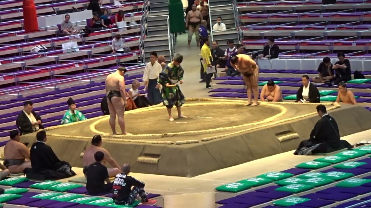 《序二段》揖武貴×菊池 醍醐桜×山根 中澤×若輝元 川副×朝勝令 栃岐岳×里松 他【大相撲令和8年7月場所】7日目 jonidan【SUMO JUL DAY7】2026/07/18 名古屋場所 background