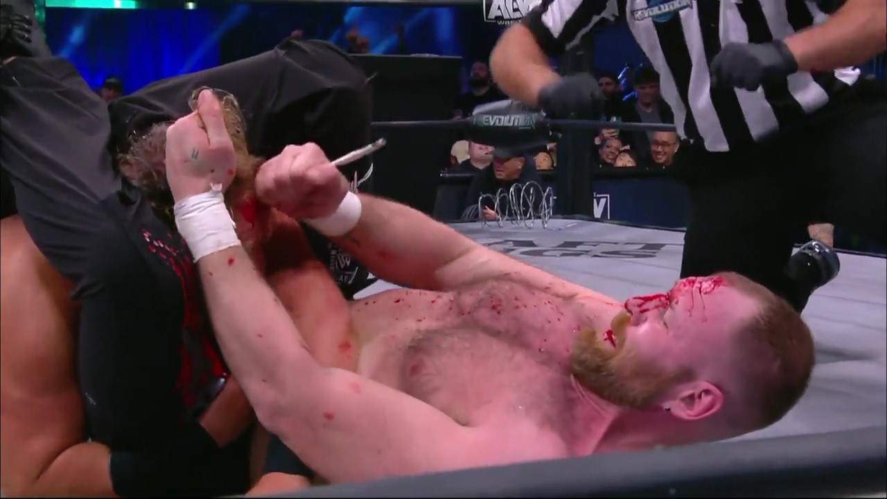AEW Texas Death Match Most Hardcore Moments background