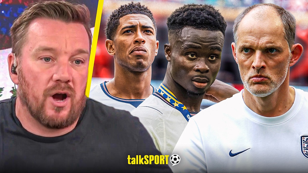 "WOUND ME UP!" Jamie O'Hara REACTS to England's 10-GOAL THRILLER against France under Thomas Tuchel! background