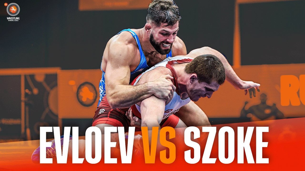 Alex SZOKE (HUN) takes out Olympic champ Musa EVLOEV (RUS) in Budapest background