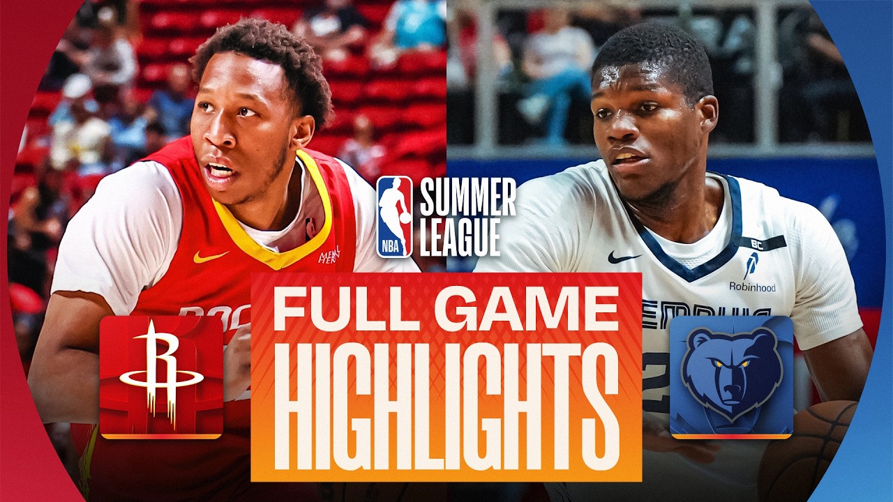 ROCKETS vs GRIZZLIES | LAS VEGAS SUMMER LEAGUE | FULL GAME HIGHLIGHTS | July 18, 2026 background