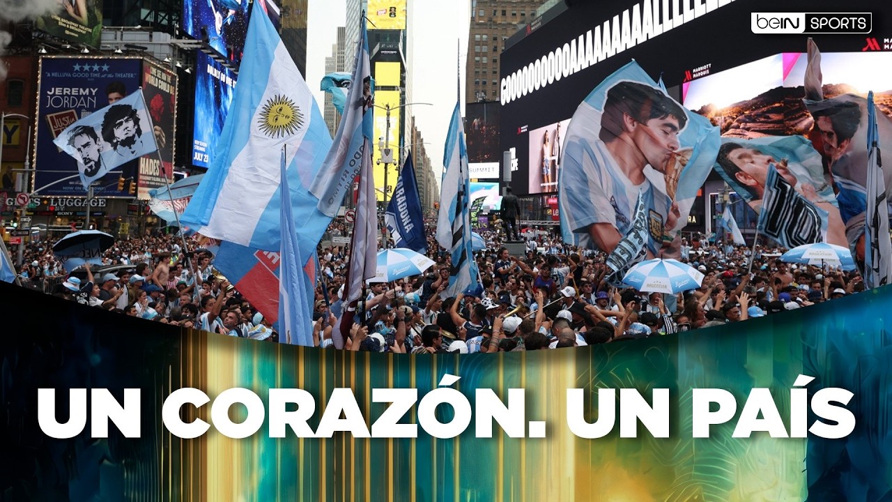 ¡Una marea albiceleste! Miles de argentinos llenan de pasión el Madison Square Garden 🇦🇷 background