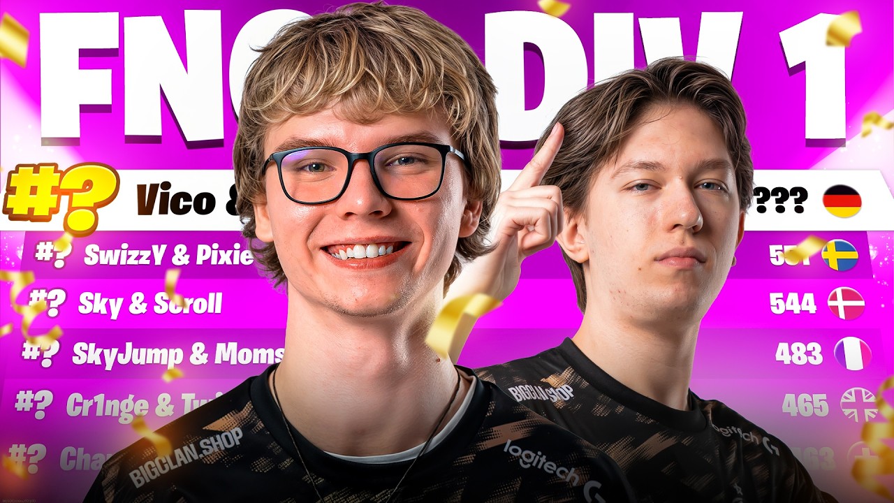 DOMINATING IN FNCS DIVISION 1 🏅 w/ Malibuca backdrop
