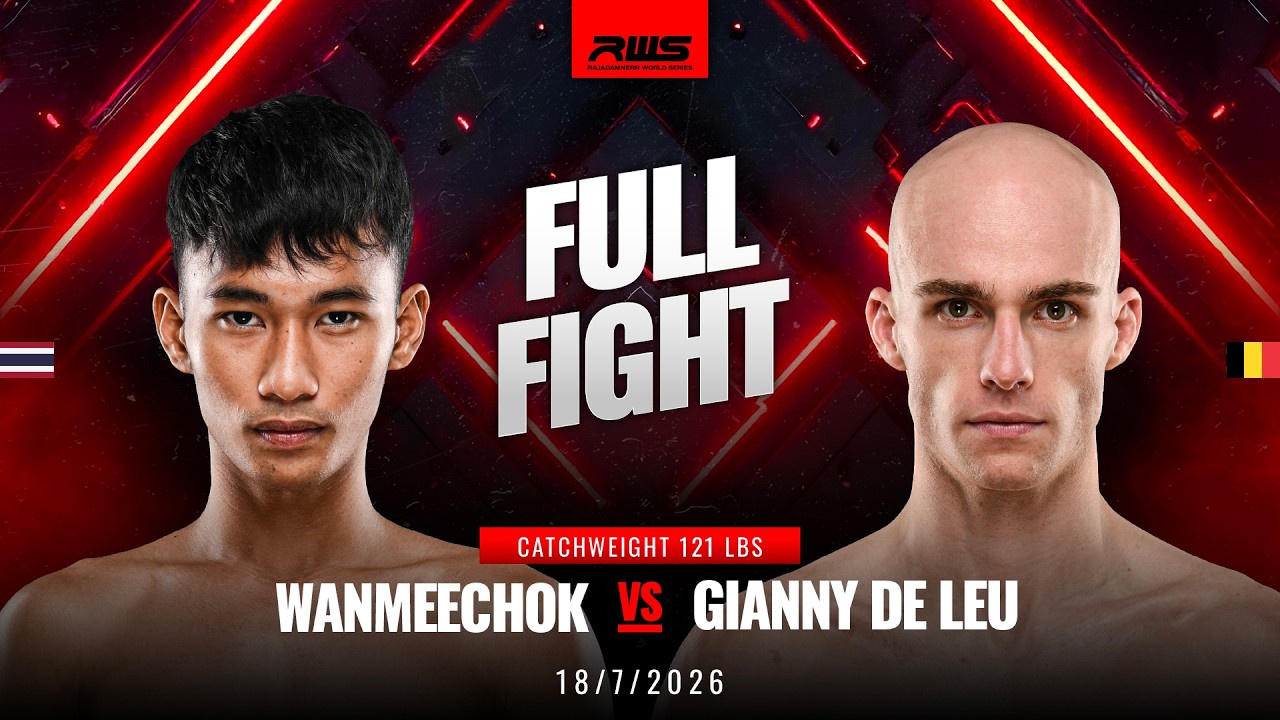 Full Fight l Wanmeechok vs Gianny De Leu l วันมีโชค vs จิอานนี เดอ ลิว l RWS background