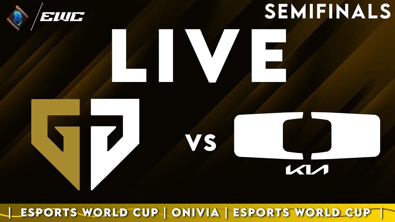 EWC 2026 - League of Legends - GEN.G vs DK Semi Finals | Onivia Hang out Stream background