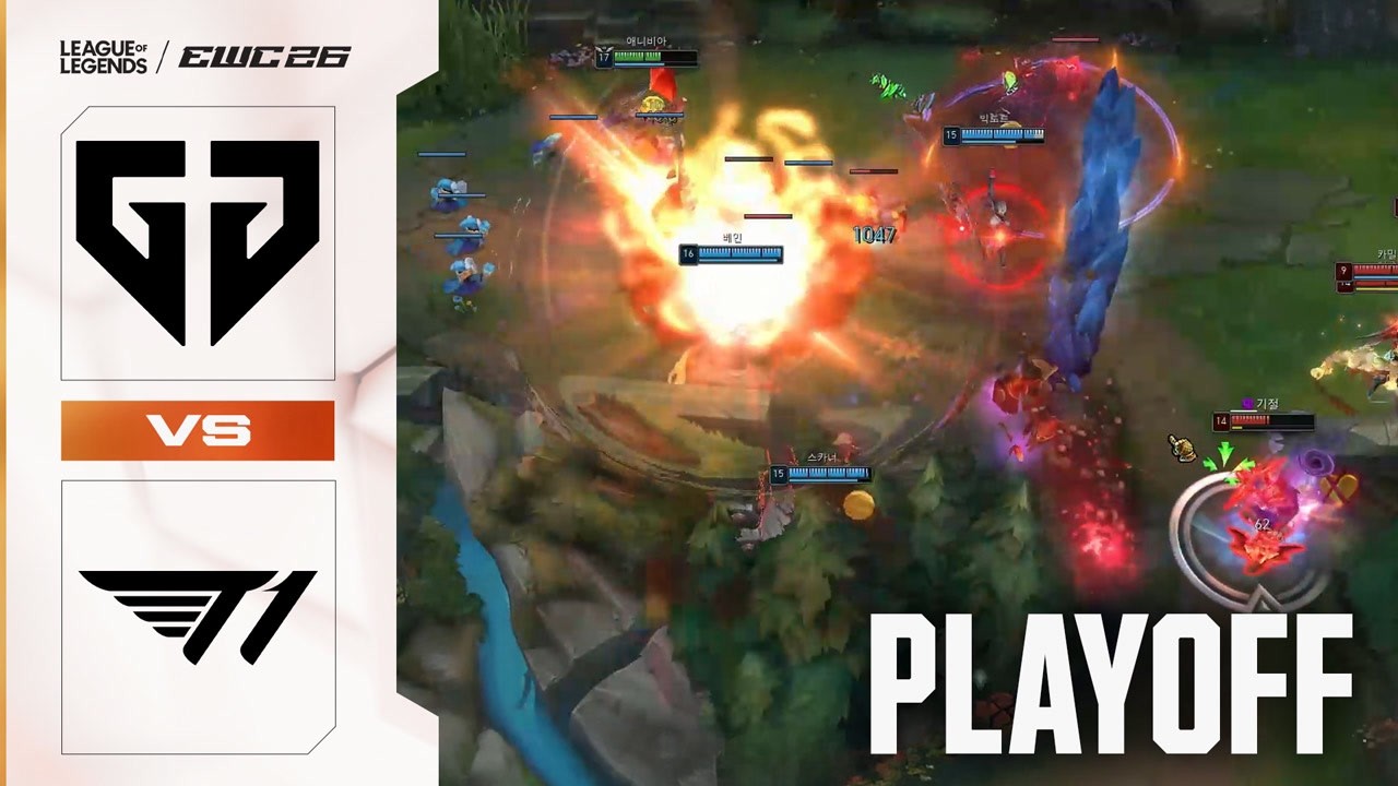 T1 vs Gen.G Esports | League of Legends at EWC 26 - Third Place Match - HIGHLIGHTS background