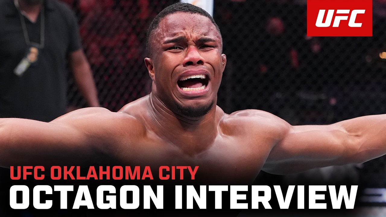 Felipe Franco Octagon Interview | UFC Oklahoma City background