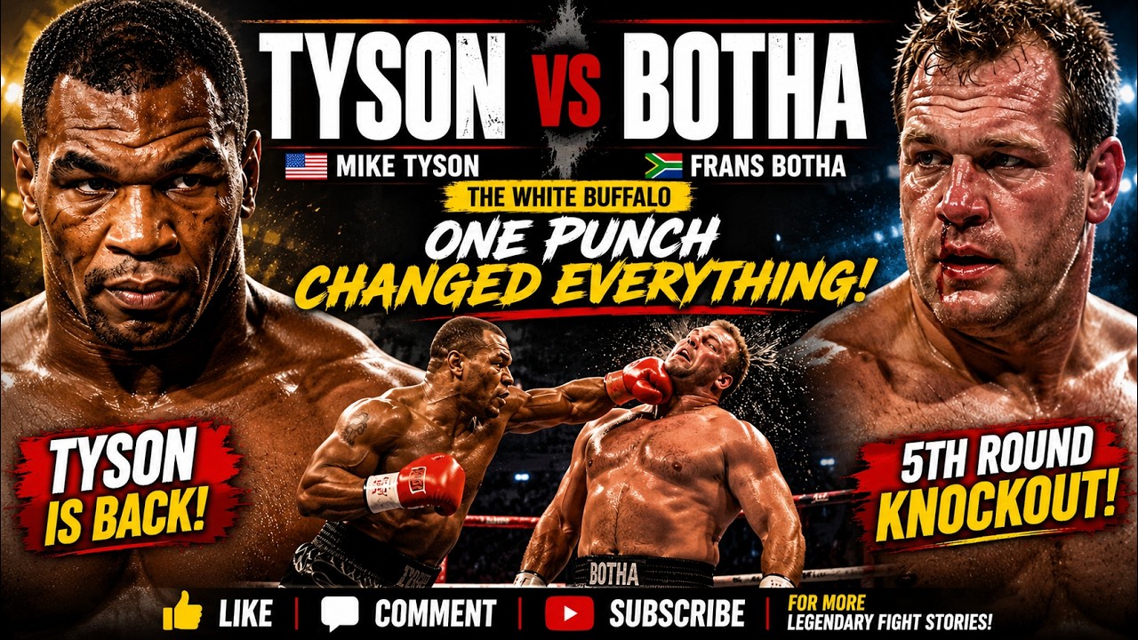 Mike Tyson vs Frans Botha: The Knockout That Changed Everything | Full Fight Documentary backdrop